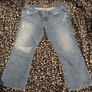 Classic Blue Cropped Jeans